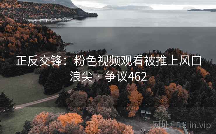 正反交锋：粉色视频观看被推上风口浪尖 · 争议462